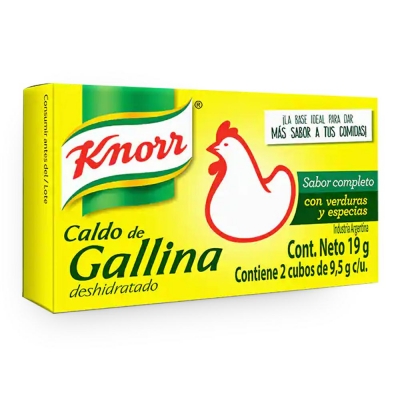 Caldo Knorr De Gallina.....x2u