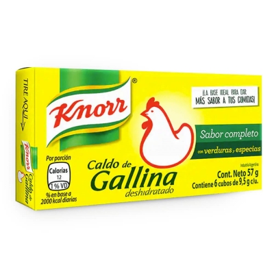 Caldo Knorr De Gallina.....x6u