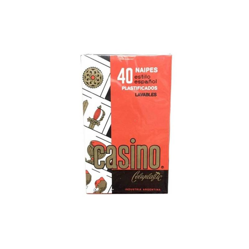 Naipes Plastif.casino.....x40C