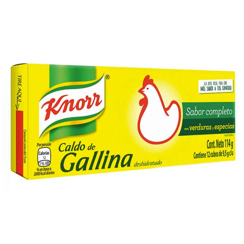 Caldo Knorr Gallina.......x12u