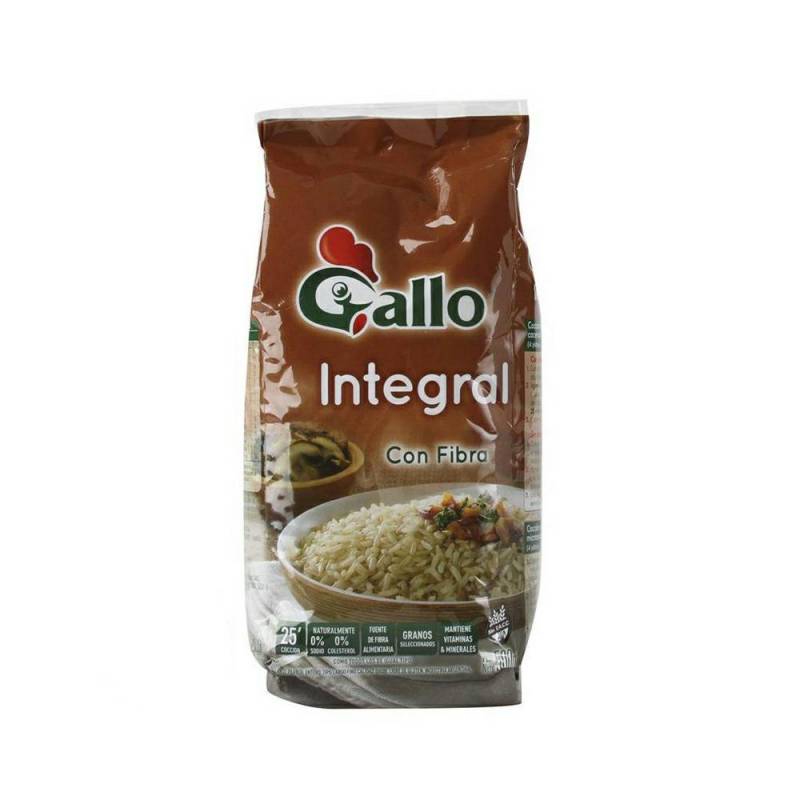 Arroz Gallo Integral.....x500G