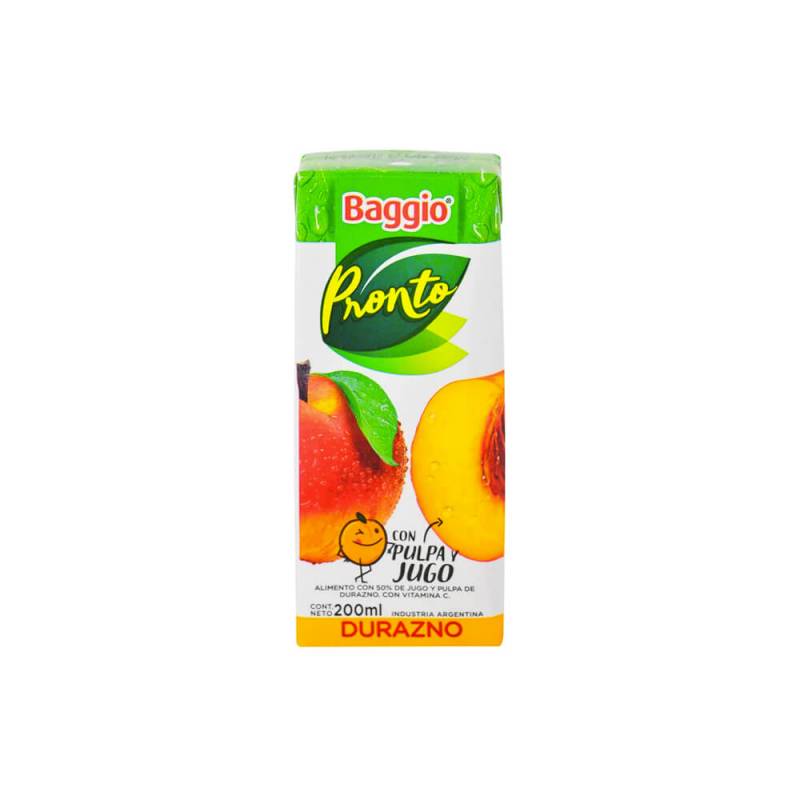 Jugo Baggio Durazno  ....X200C