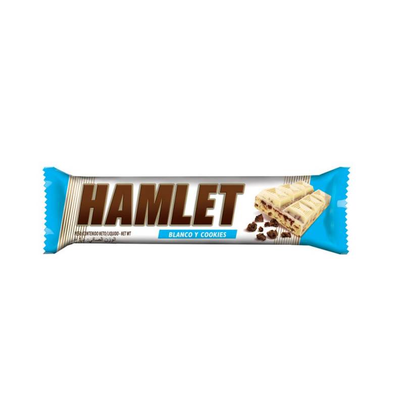 Choc.hamlet Blanco/cookiesx48g