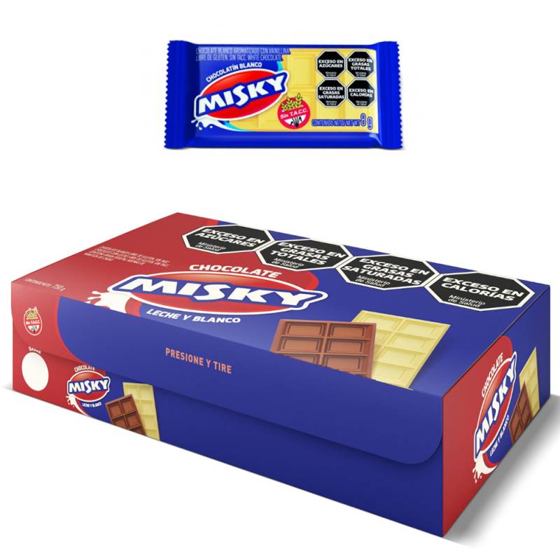 Choc.misky Blanco 20Ux8G