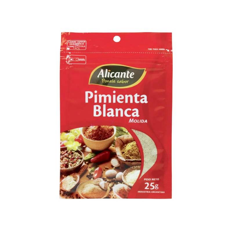 Alicante Pimienta Bca.molida X25G