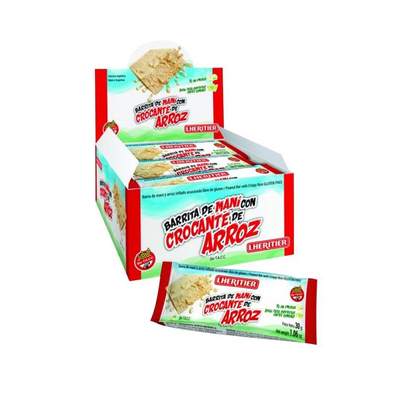 Barra Mani C/Croc.arroz Lheritierx30G